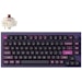 A product image of Keychron Q1 Max - 75% QMK/VIA RGB Wireless Custom Mechanical Keyboard - Purple (Gateron Jupiter Brown Switch)