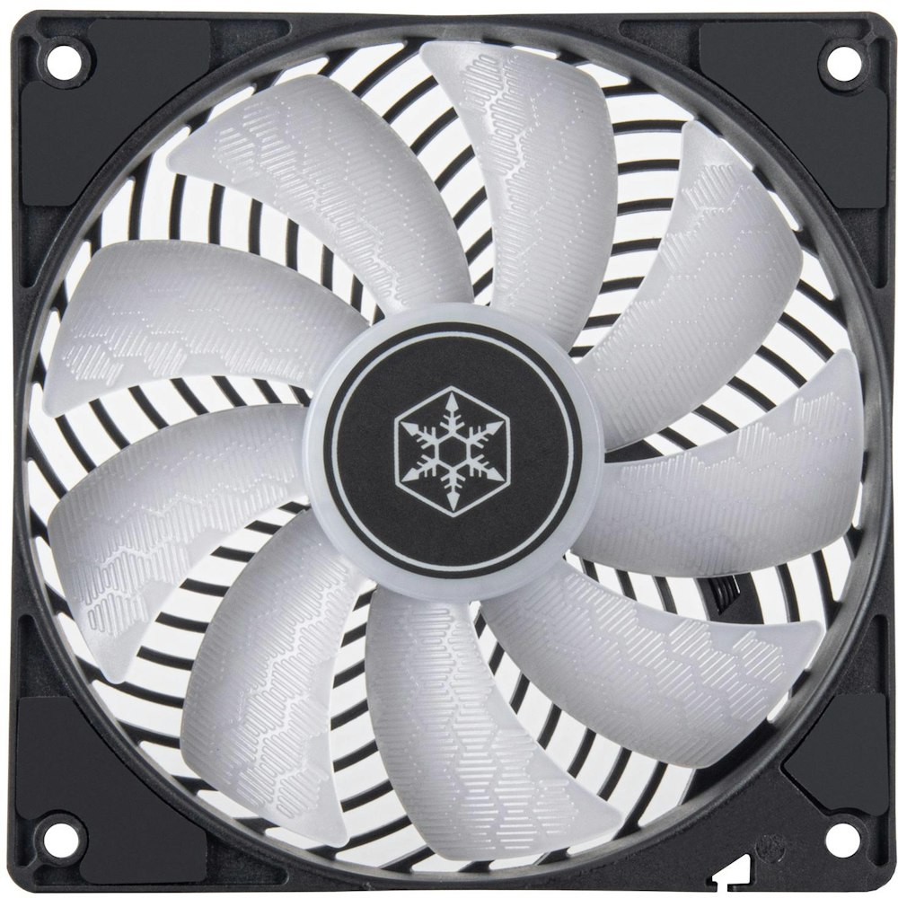 A large main feature product image of EX-DEMO SilverStone Air Penetrator 120SK ARGB 120mm PWM Cooling Fan