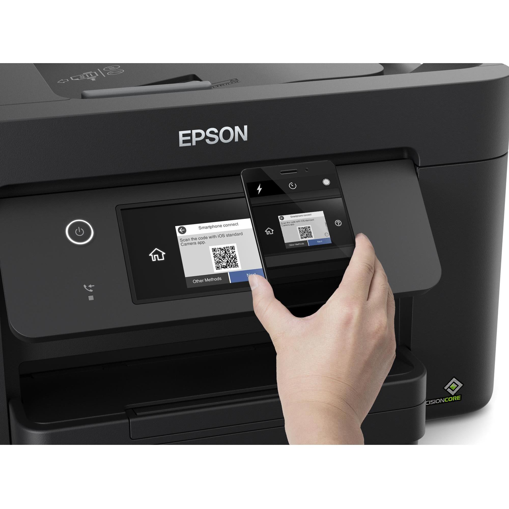 A large main feature product image of Epson WorkForce A4 Precision Core WF-3825 Multifunction Wireless Printer