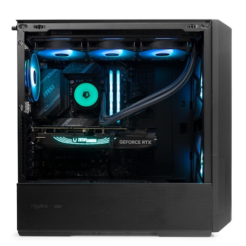 Product image of PLE Azure RTX 4070 Ti SUPER Prebuilt Ready To Go gaming PC - Click for product page of PLE Azure RTX 4070 Ti SUPER Prebuilt Ready To Go gaming PC