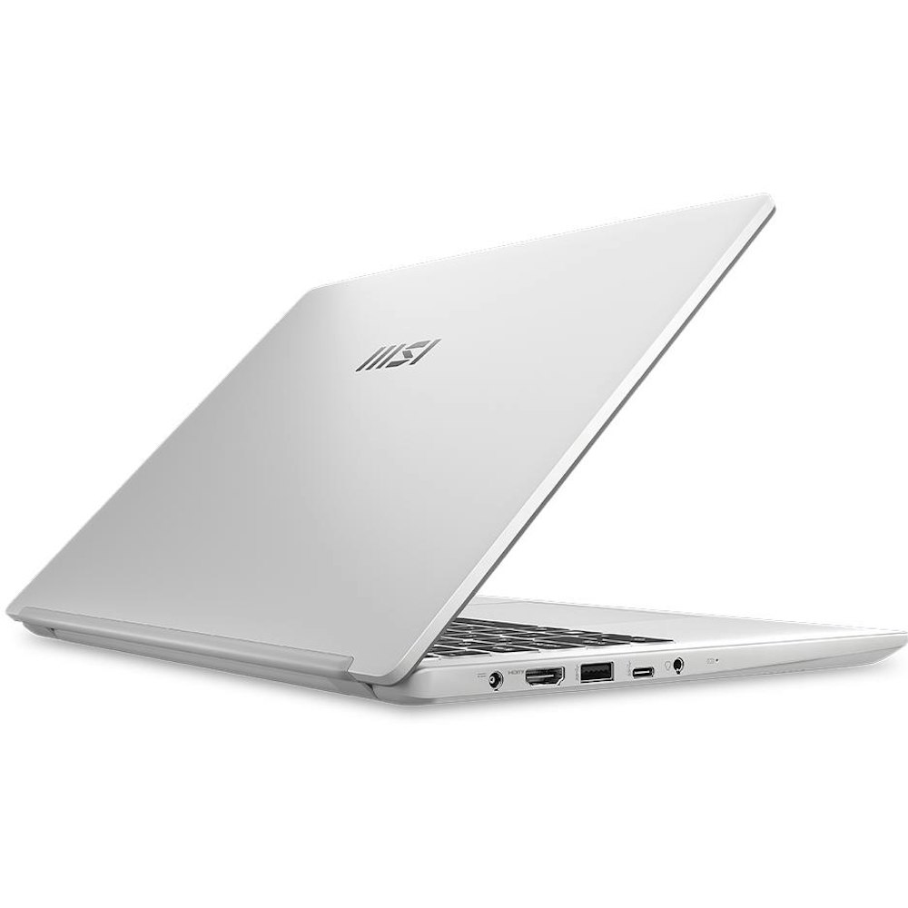 A large main feature product image of MSI Modern 14 (C12M) - 14" 12th Gen i7, 16GB/512GB - Win 11 Notebook (Silver)