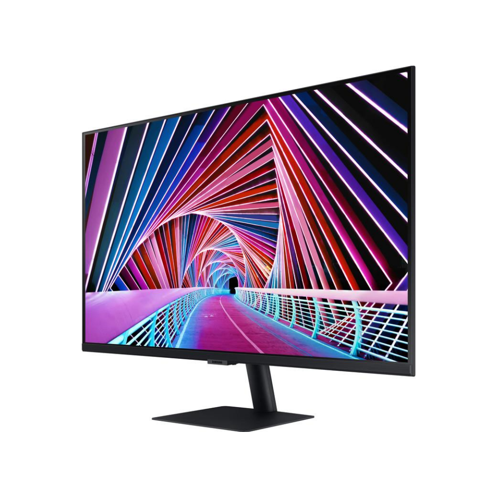 A large main feature product image of EX-DEMO Samsung ViewFinity S70A 27" UHD 60Hz IPS Monitor