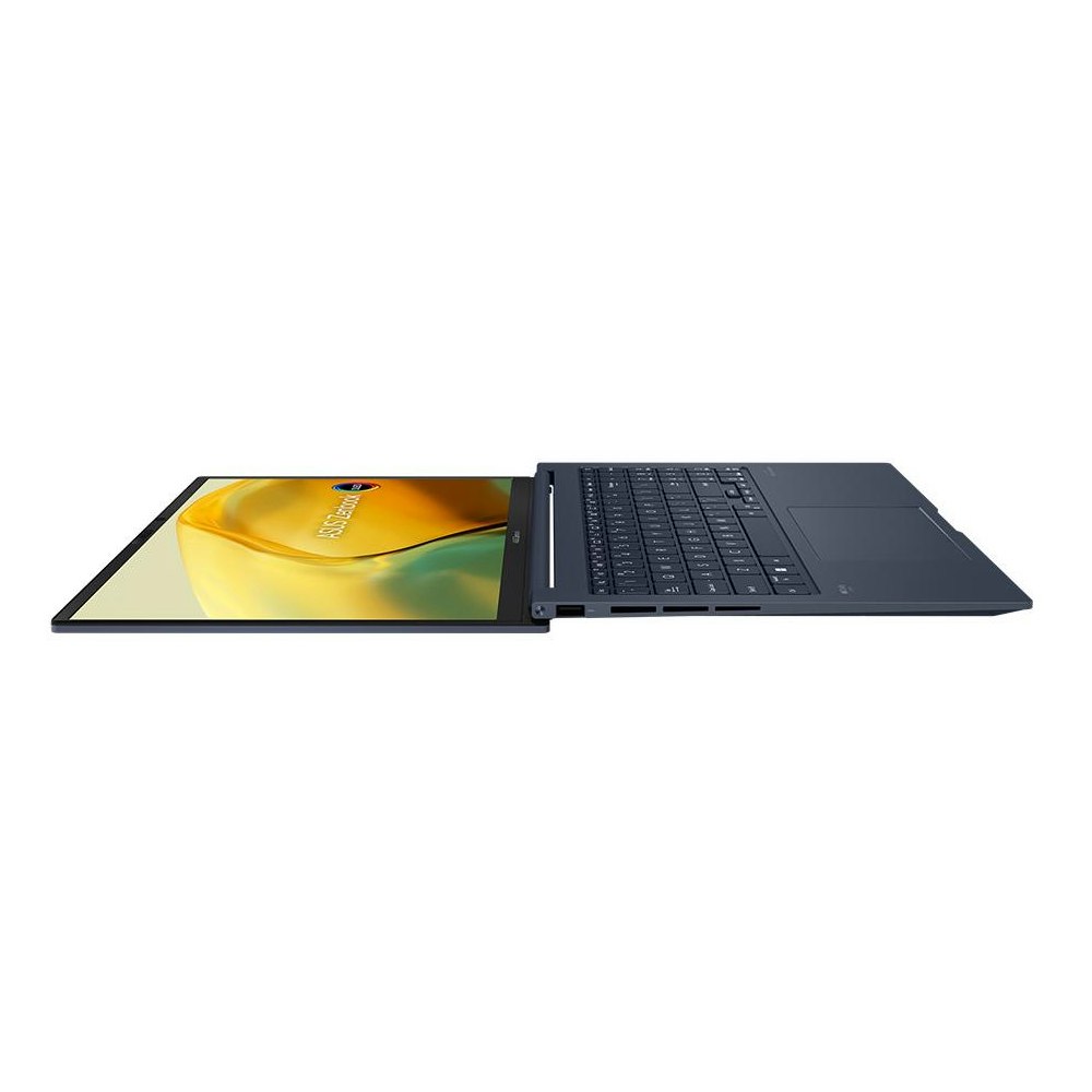 A large main feature product image of EX-DEMO ASUS Zenbook 15 OLED UM3504DA-NX133X 15.6" Ryzen 7 7735U Win 11 Pro Notebook
