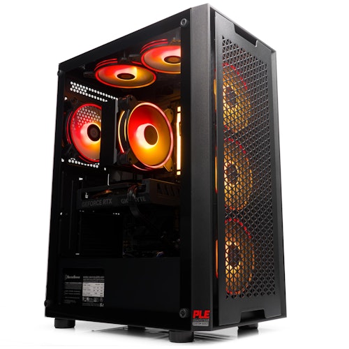 Product image of PLE Inferno RTX 4060 UV Printed Prebuilt Ready To Go Gaming PC - Click for product page of PLE Inferno RTX 4060 UV Printed Prebuilt Ready To Go Gaming PC