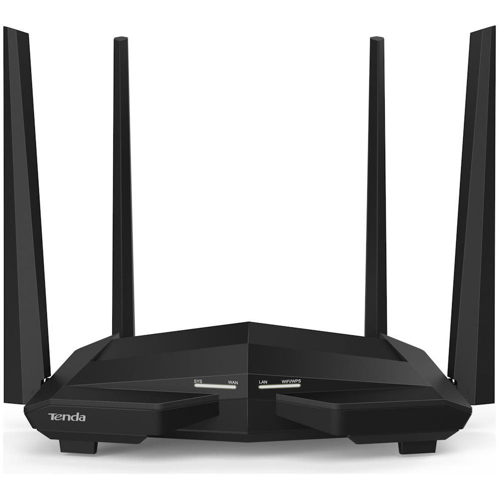 A large main feature product image of EX-DEMO Tenda AC10 AC1200 Smart Dual-Band Wireless Router