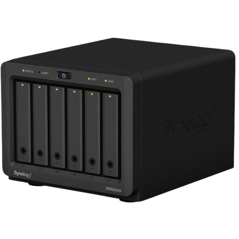 Synology DiskStation DS620slim Dual-Core 6 Bay 2.5" HDD NAS