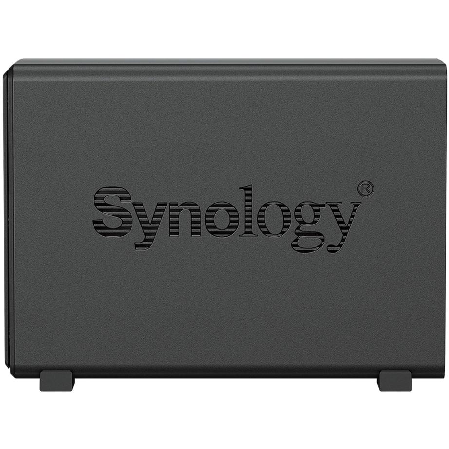 A large main feature product image of Synology DiskStation DS124 1-Bay NAS (1.4GHz Realtek 4-Core, 1GB RAM, 1GbE)