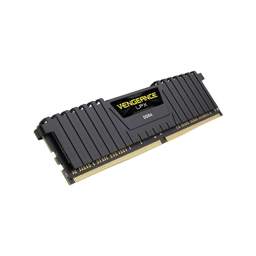 A large main feature product image of EX-DEMO Corsair 16GB Kit (2x8GB) DDR4 Vengeance LPX C16 2666MHz Ryzen Optimized - Black