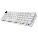 A small tile product image of Logitech Pro X 60 LIGHTSPEED - Compact Wireless Mechanical Keyboard (White)