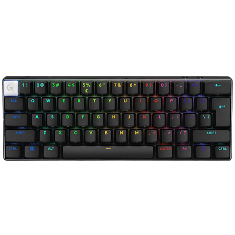 Logitech Pro X 60 LIGHTSPEED - Compact Wireless Mechanical Keyboard (Black)