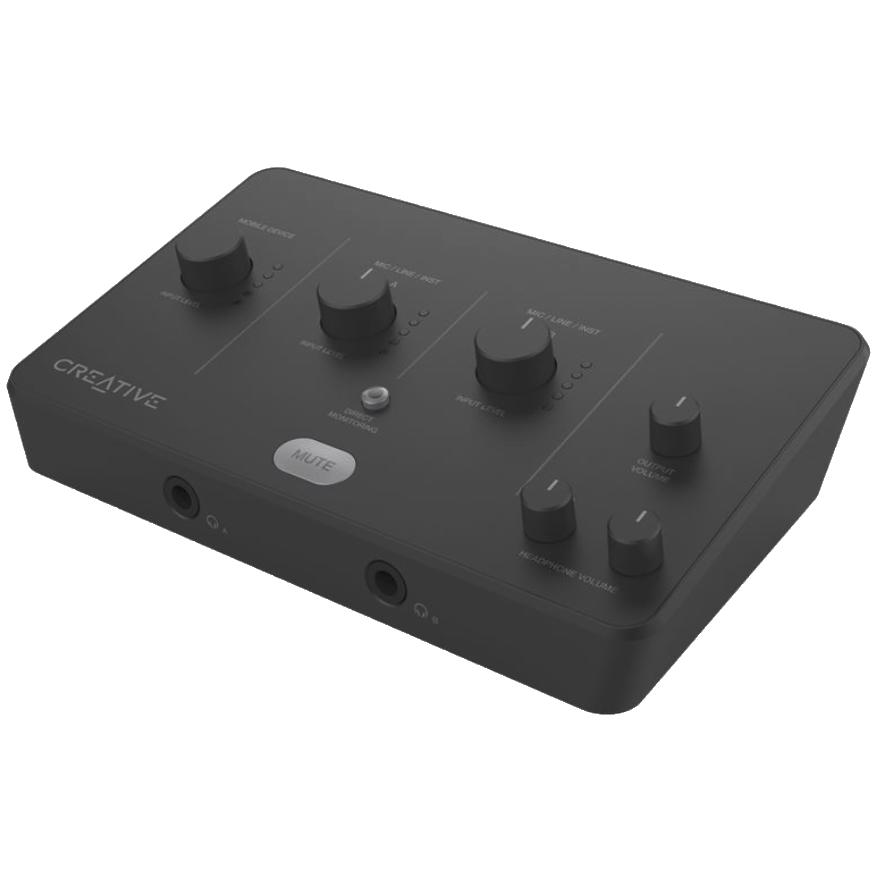 A large main feature product image of Creative Live! A3 Audio Interface