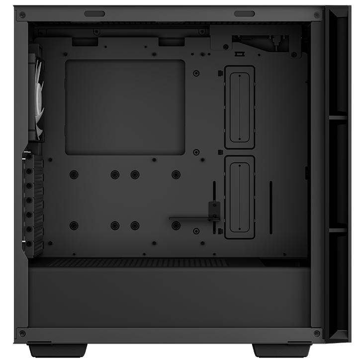 A large main feature product image of DeepCool CH560 Tempered Glass Mid Tower Case (Black)