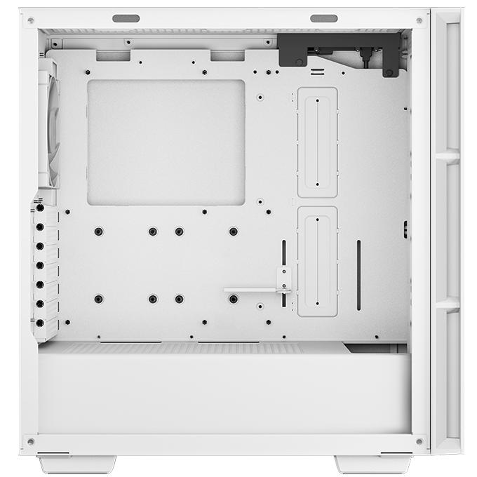 A large main feature product image of DeepCool CH560 Tempered Glass Mid Tower Case (White)