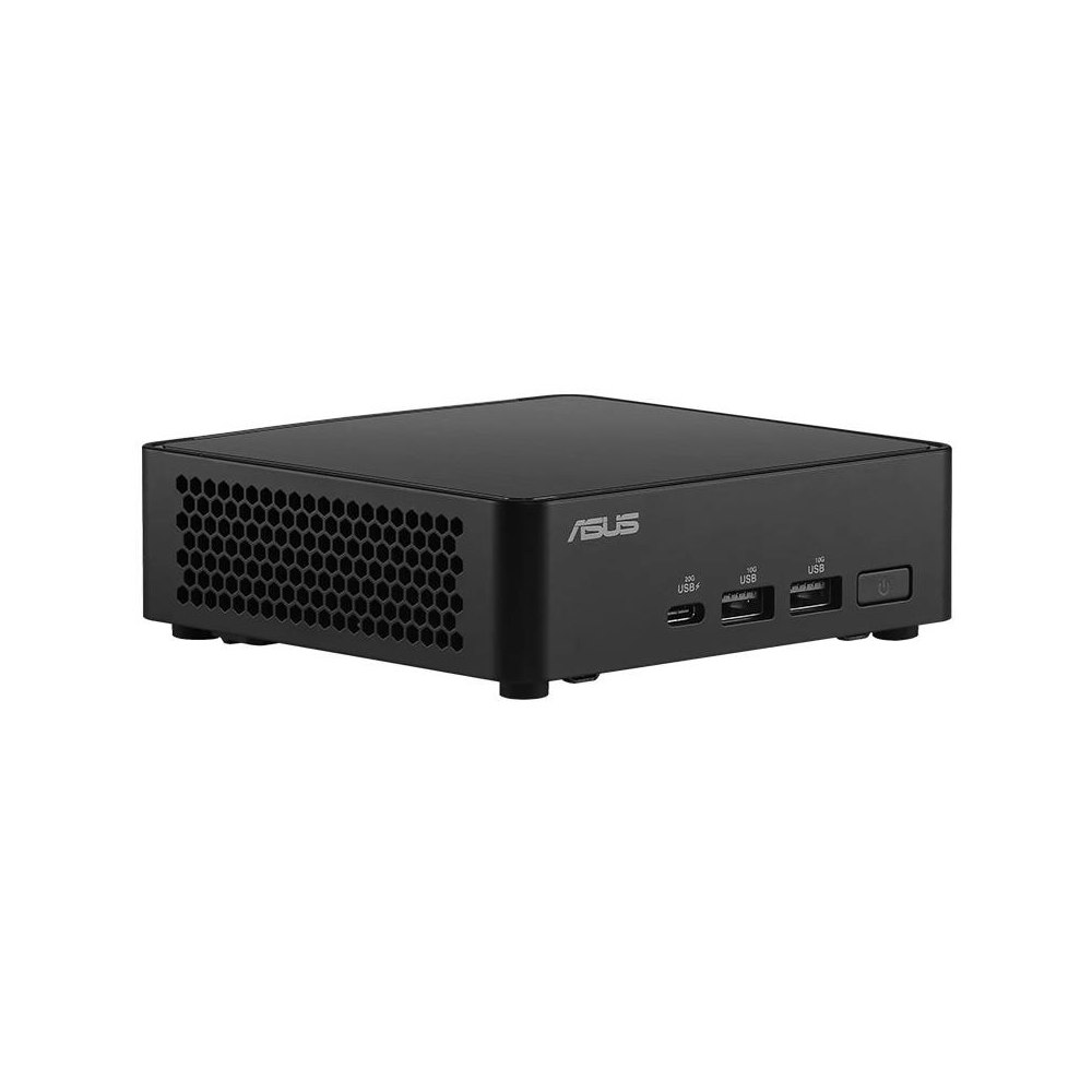A large main feature product image of ASUS NUC 14 Pro Core Ultra 7 155H Slim Barebones Mini PC