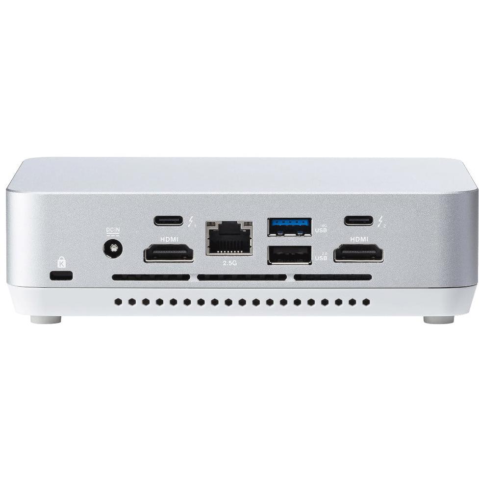 A large main feature product image of ASUS NUC 14 Pro+ Core Ultra 9 185H Barebones Mini PC