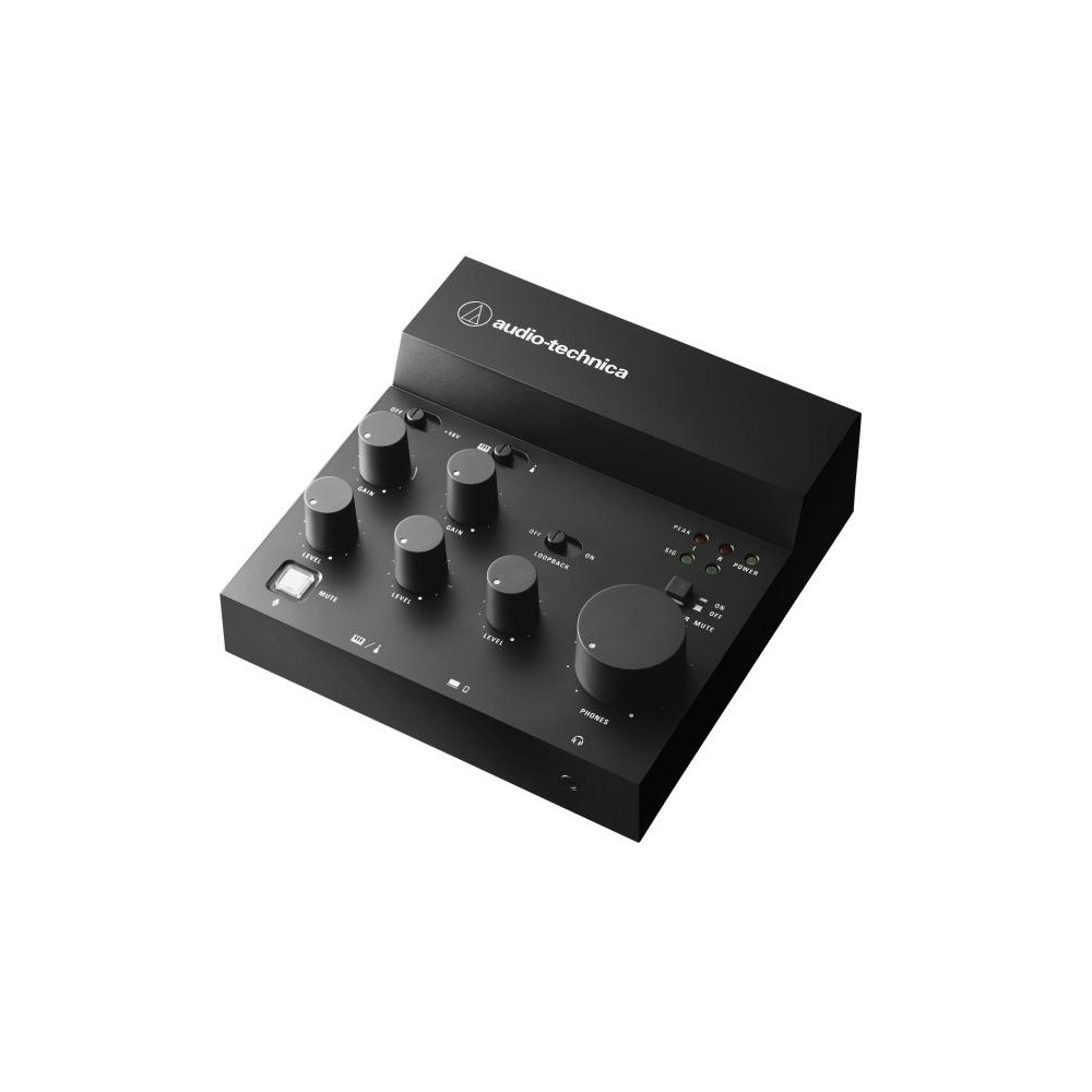 A large main feature product image of Audio Technica AT-UMX3 USB Audio Mixer