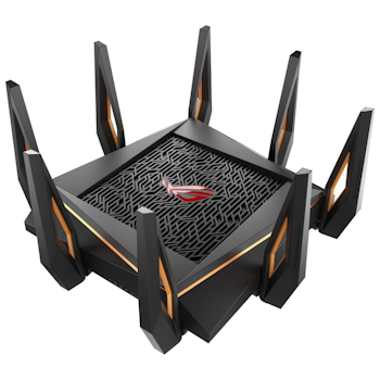 Product image of EX-DEMO ASUS ROG Rapture GT-AX11000 802.11ax Tri-Band WiFi 6 10GigE Gaming Router - Click for product page of EX-DEMO ASUS ROG Rapture GT-AX11000 802.11ax Tri-Band WiFi 6 10GigE Gaming Router