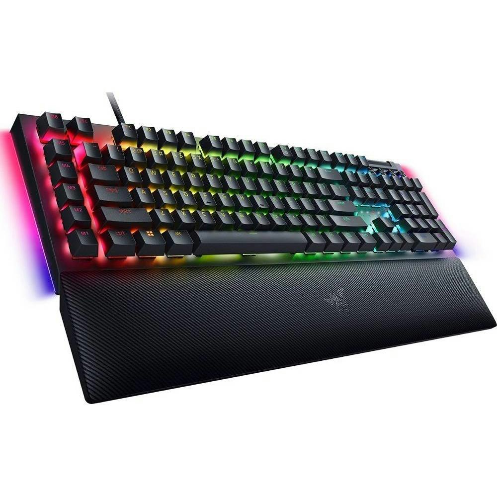 A large main feature product image of EX-DEMO Razer BlackWidow V4 - Mechanical Gaming Keyboard (Green Switch)