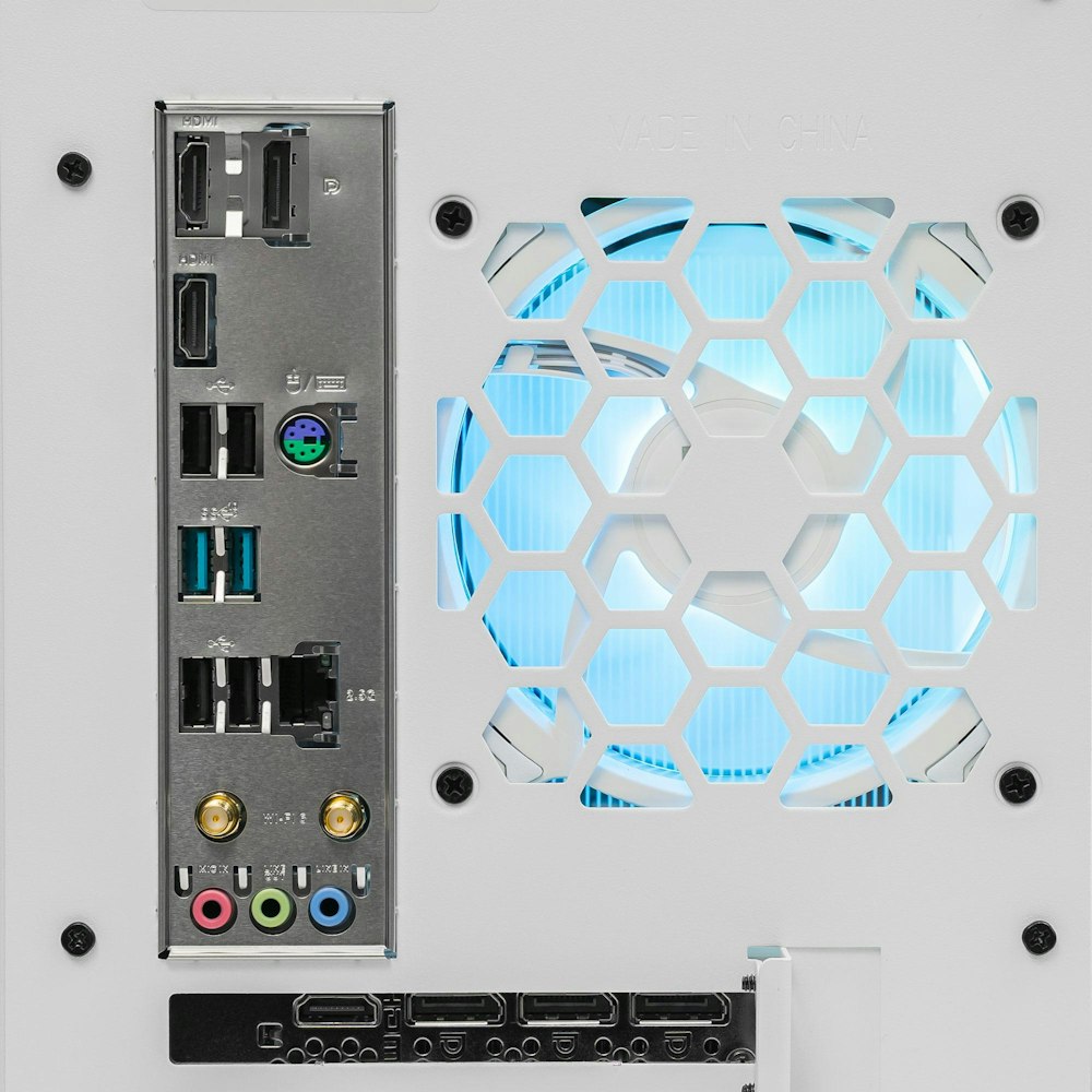 A large main feature product image of PLE Voyager RTX 4070 SUPER Prebuilt Ready To Go Gaming PC