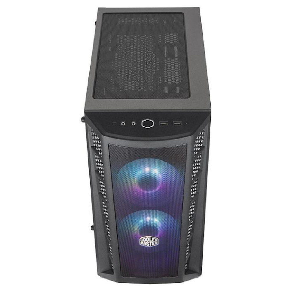 A large main feature product image of EX-DEMO Cooler Master MasterBox MB311L ARGB Mini Tower Case - Black