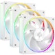 A small tile product image of ID-COOLING AF Series 120mm ARGB Case Fan 3 Pack - White