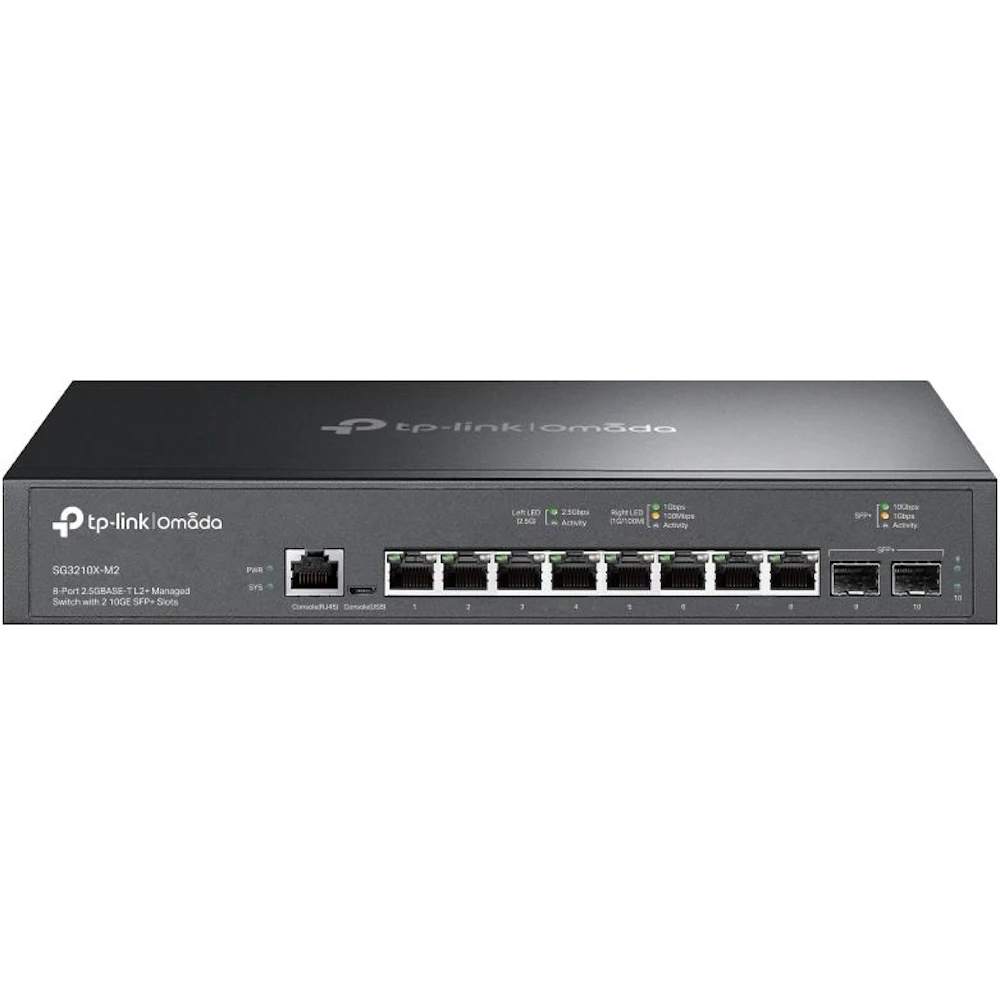TP-Link Omada SG3210X-M2 - 8-Port L2+ Managed Switch