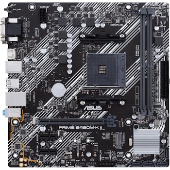 Product image of ASUS PRIME B450M-K II AM4 mATX Desktop Motherboard - Click for product page of ASUS PRIME B450M-K II AM4 mATX Desktop Motherboard