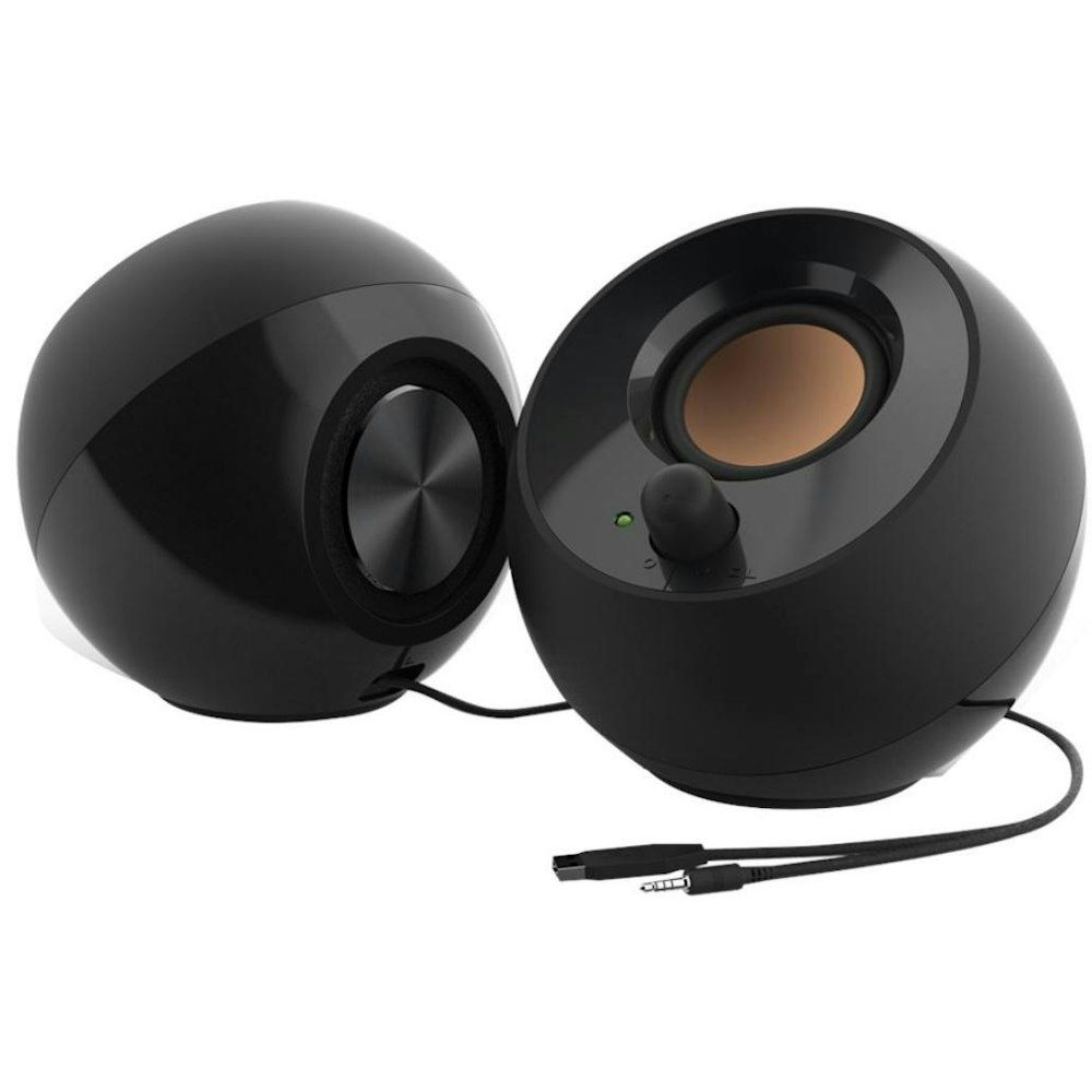 A large main feature product image of EX-DEMO Creative Pebble 2.0 Speaker USB - Black
