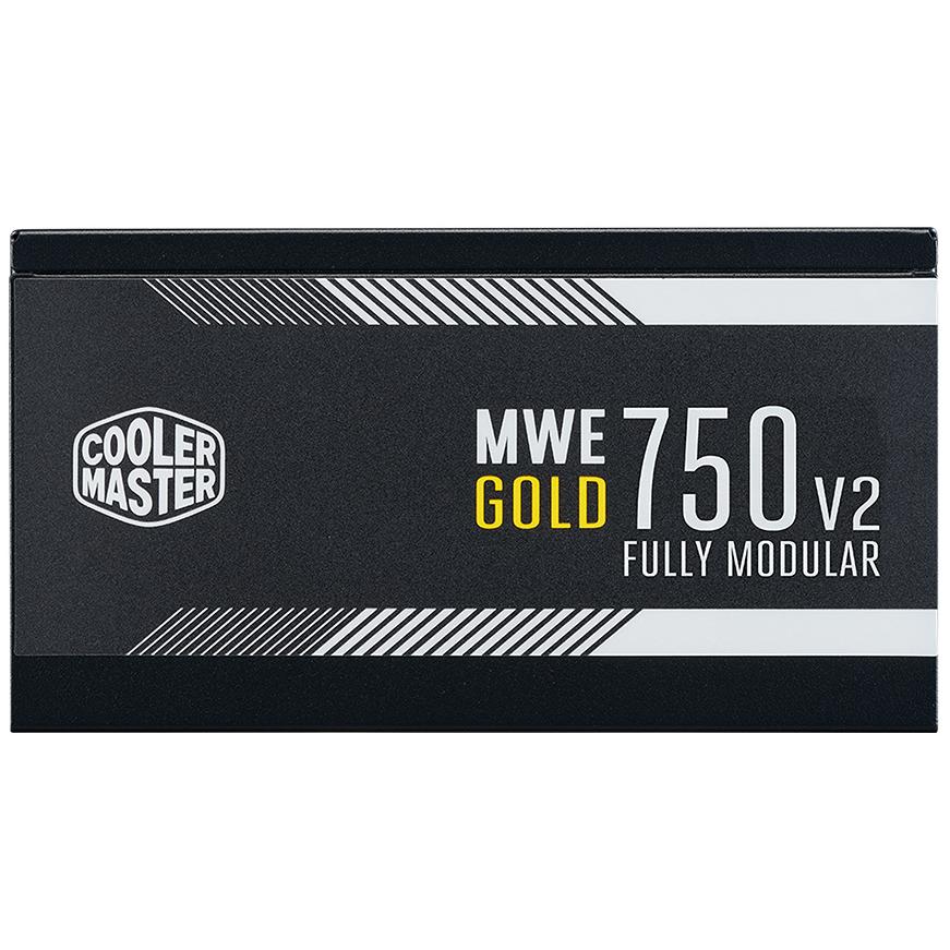 A large main feature product image of Cooler Master MWE Gold V2 750W ATX 3.1 Modular PSU