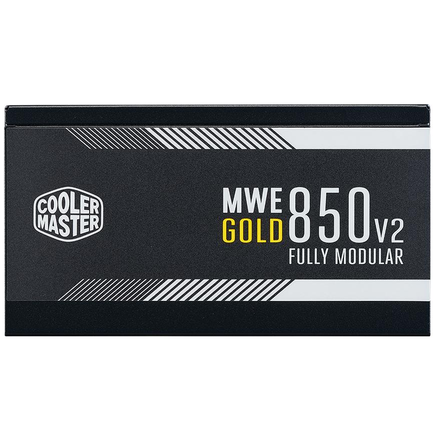 A large main feature product image of Cooler Master MWE Gold V2 850W ATX 3.1 Modular PSU