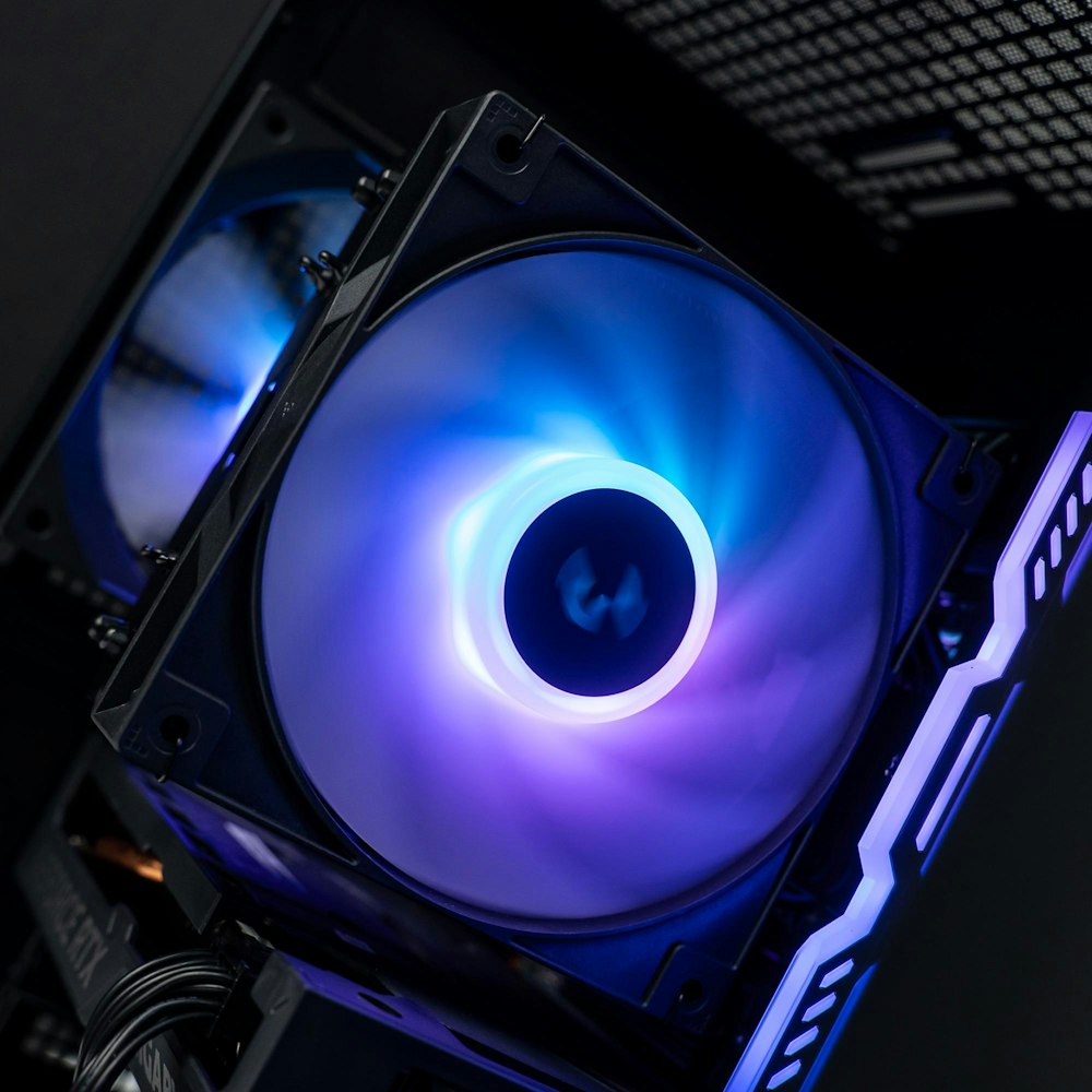 A large main feature product image of PLE Sapphire RTX 4060 Prebuilt Ready To Go Gaming PC