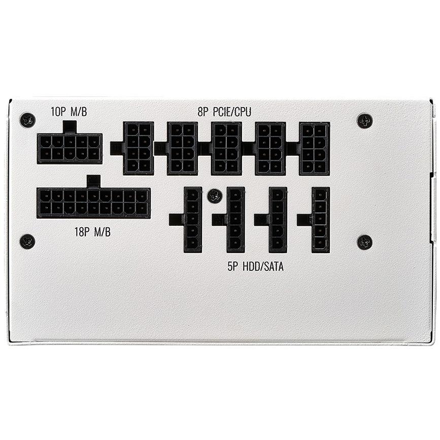 A large main feature product image of Cooler Master MWE Gold V2 750W ATX 3.1 Modular PSU (White)