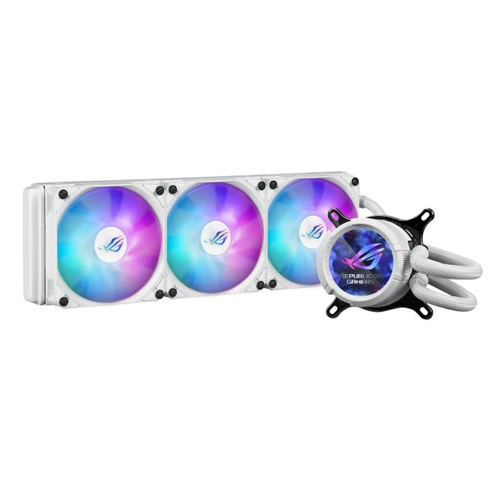ASUS ROG Strix LC III 360 ARGB LCD 360mm AIO CPU Liquid Cooler (White)