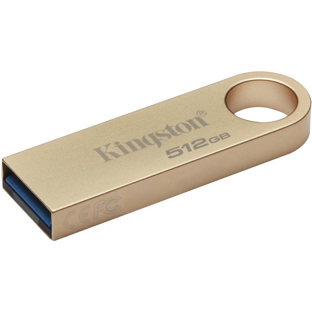 A large main feature product image of Kingston DataTraveler SE9 G3 512GB USB 3.2 Gen 1 Type-A Flash Drive
