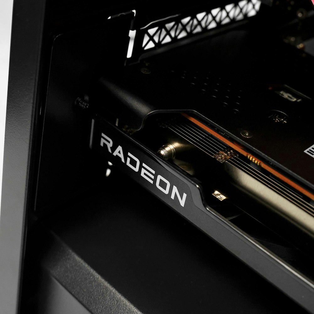 A large main feature product image of EX-DEMO PLE Matrix RX 7600 Prebuilt Ready To Go Gaming PC