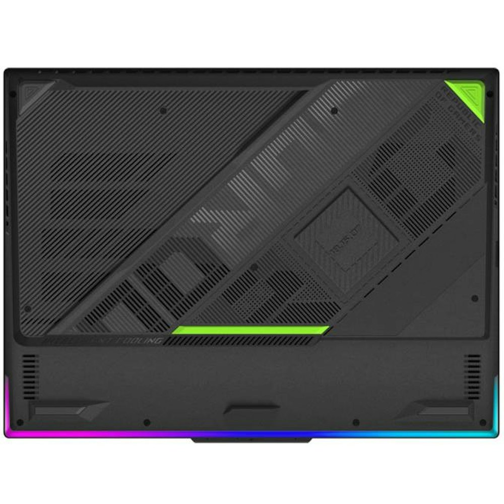 A large main feature product image of ASUS ROG Strix G16 (G614) - 16" 240Hz, 14th Gen i9, RTX 4070, 16GB/1TB - Win 11 Gaming Notebook