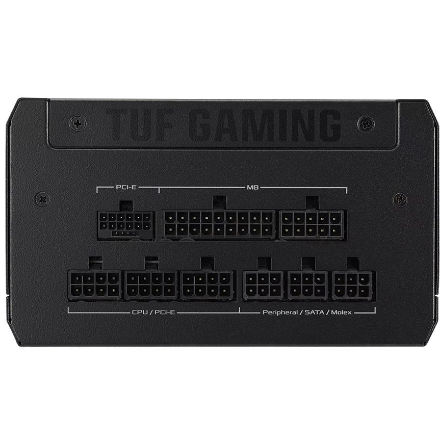 A large main feature product image of ASUS TUF Gaming 850W Gold ATX Modular PSU