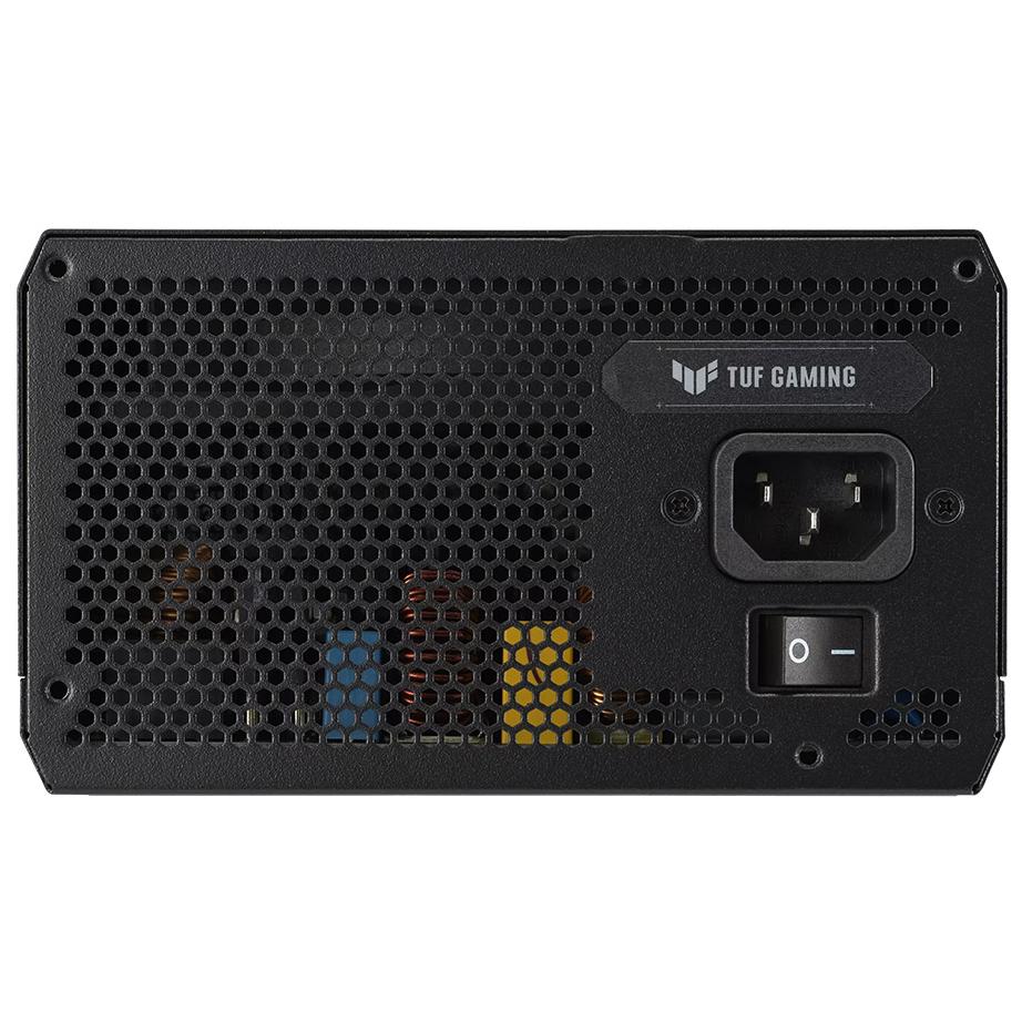 A large main feature product image of ASUS TUF Gaming 850W Gold ATX Modular PSU