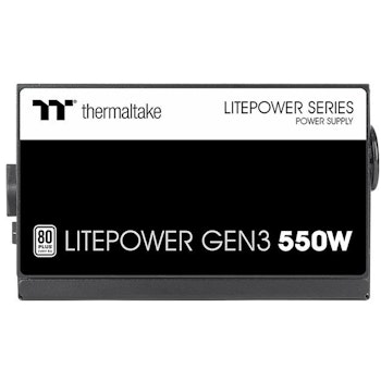 Product image of Thermaltake Litepower GEN3 - 550W 80PLUS White ATX PSU - Click for product page of Thermaltake Litepower GEN3 - 550W 80PLUS White ATX PSU