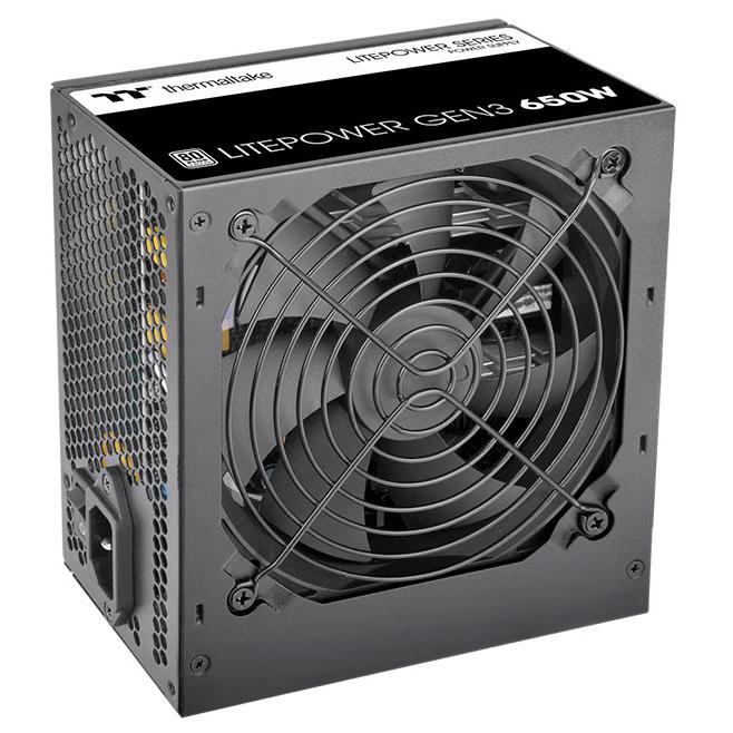 A large main feature product image of Thermaltake Litepower GEN3 - 650W 80PLUS ATX PSU