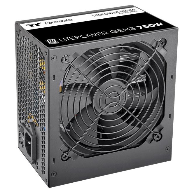 A large main feature product image of Thermaltake Litepower GEN3 - 750W 80PLUS ATX PSU