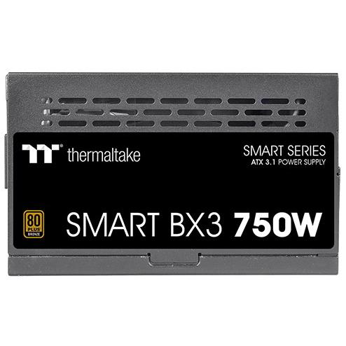 A large main feature product image of Thermaltake Smart BX3 - 750W Bronze PCIe 5.0 ATX PSU