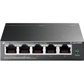Product image of EX-DEMO TP-Link SG105PE - 5-Port Gigabit Easy Smart Switch - Click for product page of EX-DEMO TP-Link SG105PE - 5-Port Gigabit Easy Smart Switch