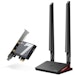 A product image of TP-Link Archer TBE550E - BE9300 Tri-Band Wi-Fi 7 Bluetooth 5.4 PCIe Adapter