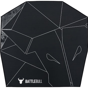 Product image of EX-DEMO BattleBull Zoned Floor Chair Mat - Black/White - Click for product page of EX-DEMO BattleBull Zoned Floor Chair Mat - Black/White