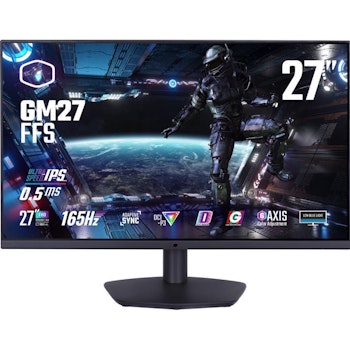 Product image of EX-DEMO Cooler Master GM27-FFS 27" FHD 165Hz IPS Monitor - Click for product page of EX-DEMO Cooler Master GM27-FFS 27" FHD 165Hz IPS Monitor