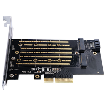 Product image of EX-DEMO ORICO Dual M.2 NVMe to PCI-E 3.0 X4 Expansion Card - Click for product page of EX-DEMO ORICO Dual M.2 NVMe to PCI-E 3.0 X4 Expansion Card