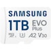 A product image of Samsung EVO Plus 1TB microSDXC U3 V30 A2 UHS-I microSD Card