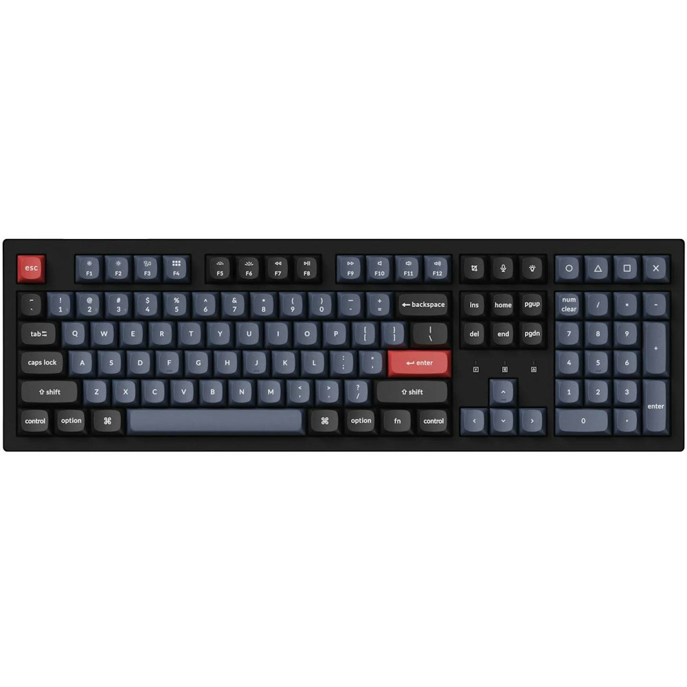 A large main feature product image of Keychron K10 Pro QMK/VIA Wireless Mechanical Keyboard Black (Brown Switch)
