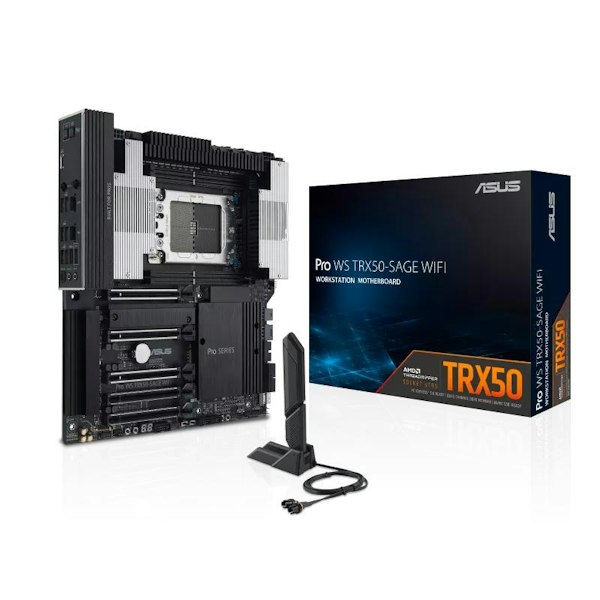 ASUS Pro WS TRX50-SAGE WiFi sTR5 CEB Workstation Desktop Motherboard